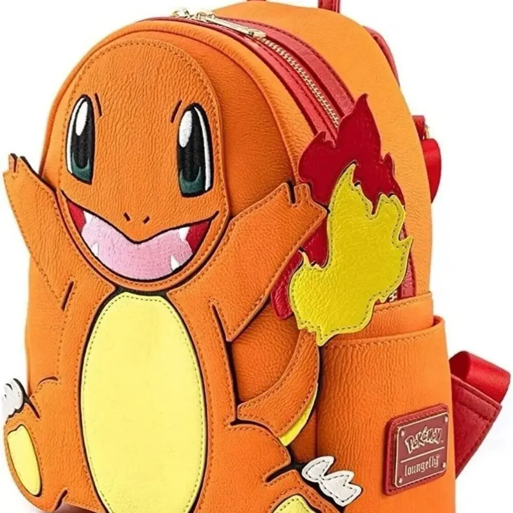 Loungefly Charmander Pokemon Mini Backpack Figural Cosplay NWT Released in 2021